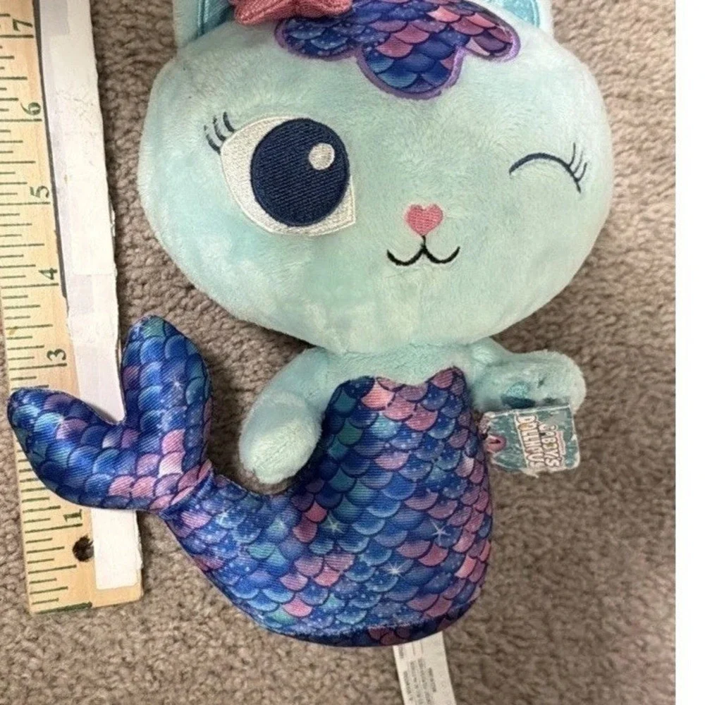 DreamWorks Gabby's Dollhouse Mercat Plush 8 Inch Mermaid Cat Spin Master Toy